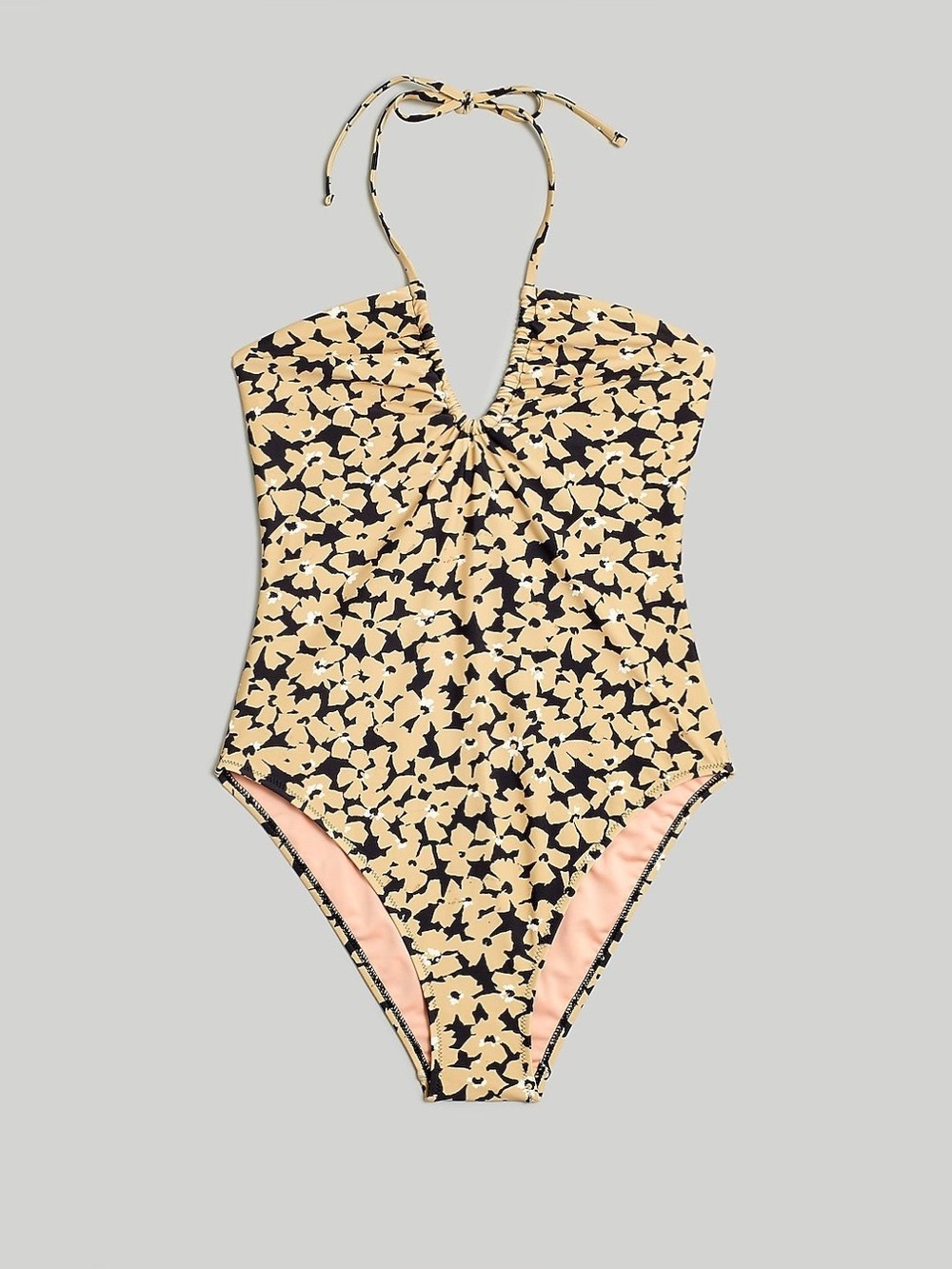 Madewell Halter String One Piece Swimsuit Size Medium